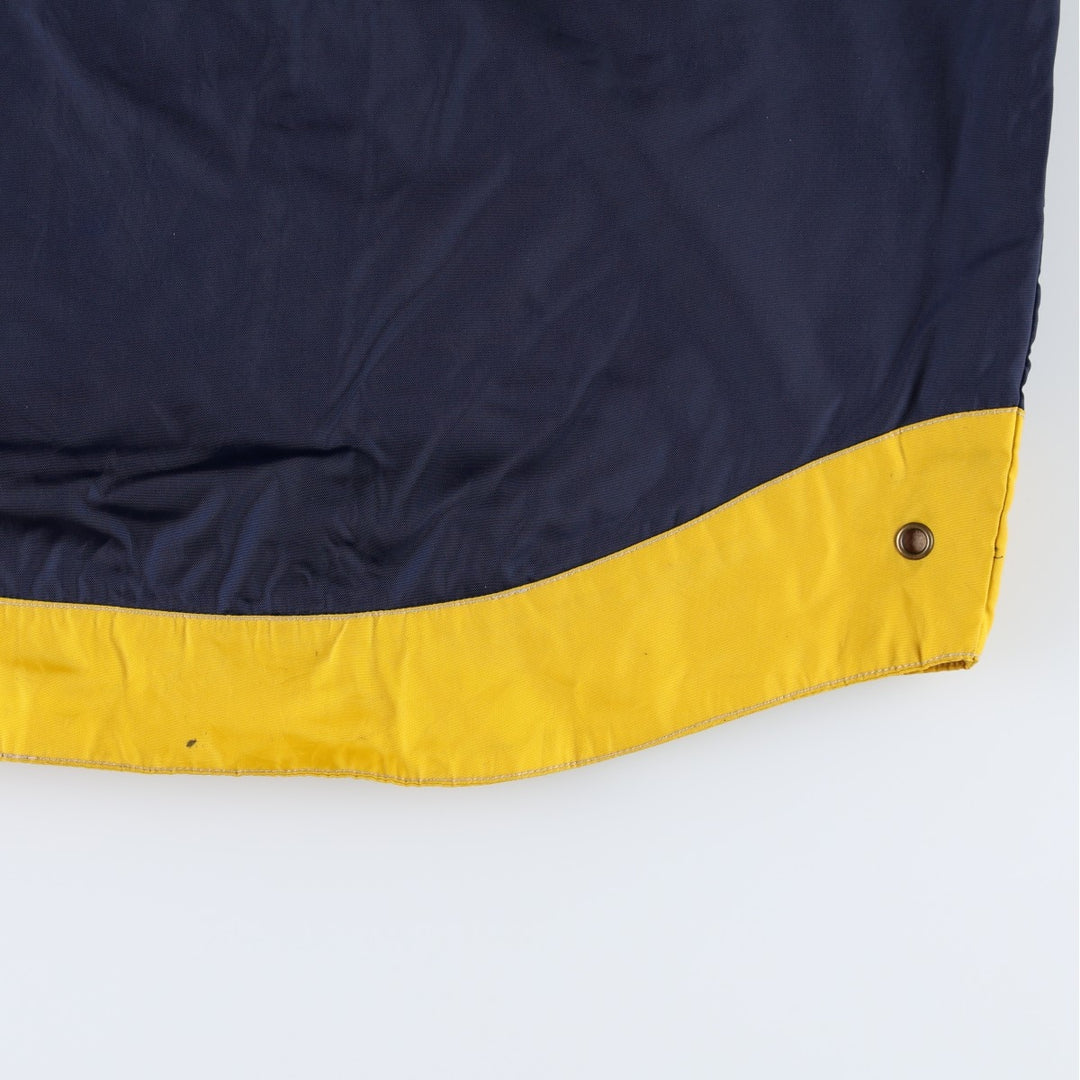 Nike padded jacket, half-zip puffer jacket, men's size M. Nylon navy blue type Vintage Second Hand