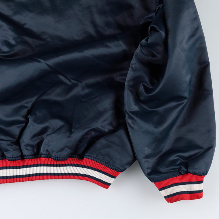 2000'S Puma Atlanta Braves Padded Nylon Stadium Jacket Award Jacket Men's XXL equivalent Nylon tricolor color Vintage Second Hand