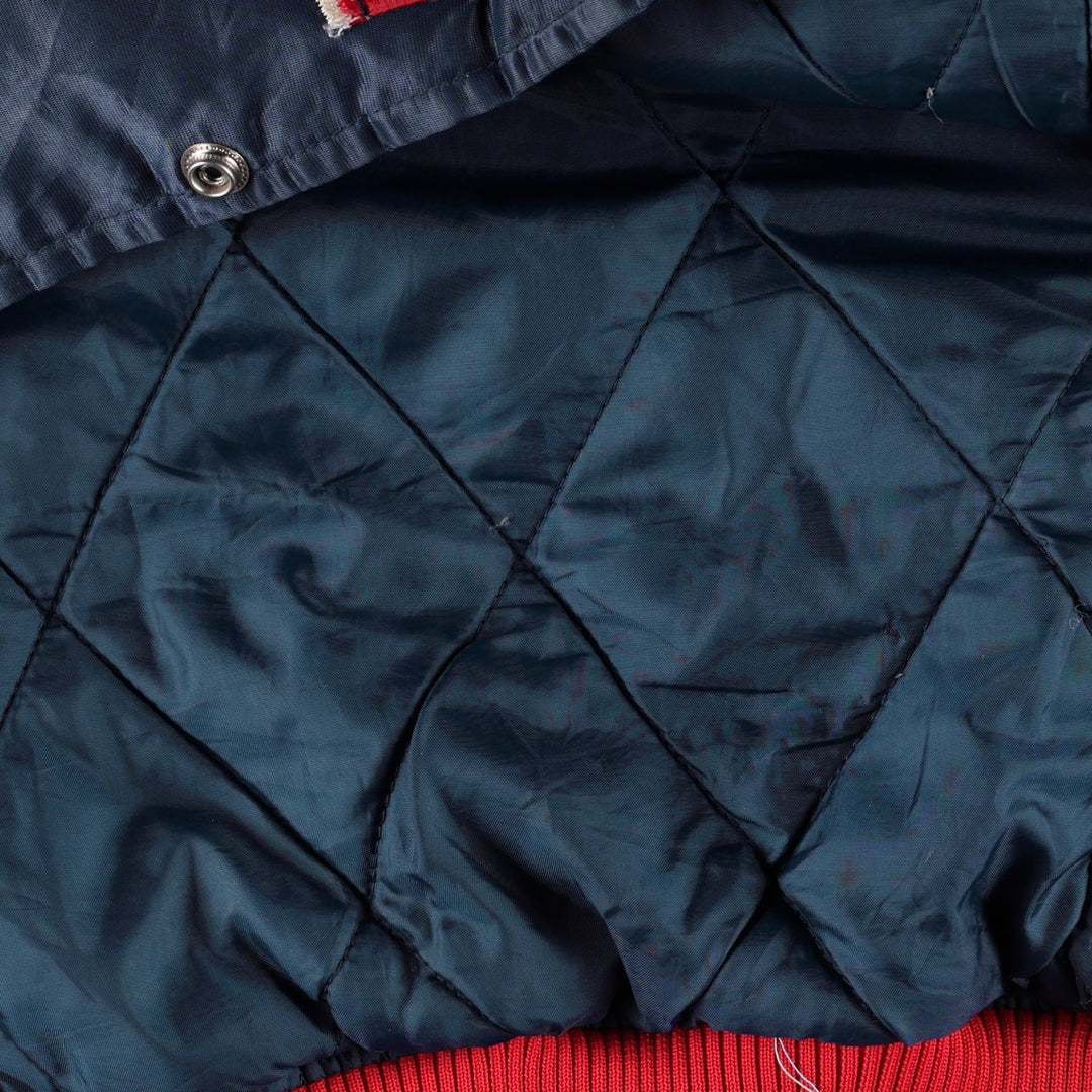 2000'S Puma Atlanta Braves Padded Nylon Stadium Jacket Award Jacket Men's XXL equivalent Nylon tricolor color Vintage Second Hand