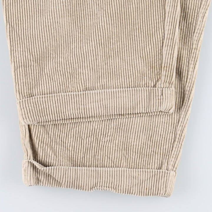 2000'S GAP EASY FIT Two-Pleat Corduroy Pants, Men's Size W37 (approx.) cotton ivory Vintage Second Hand