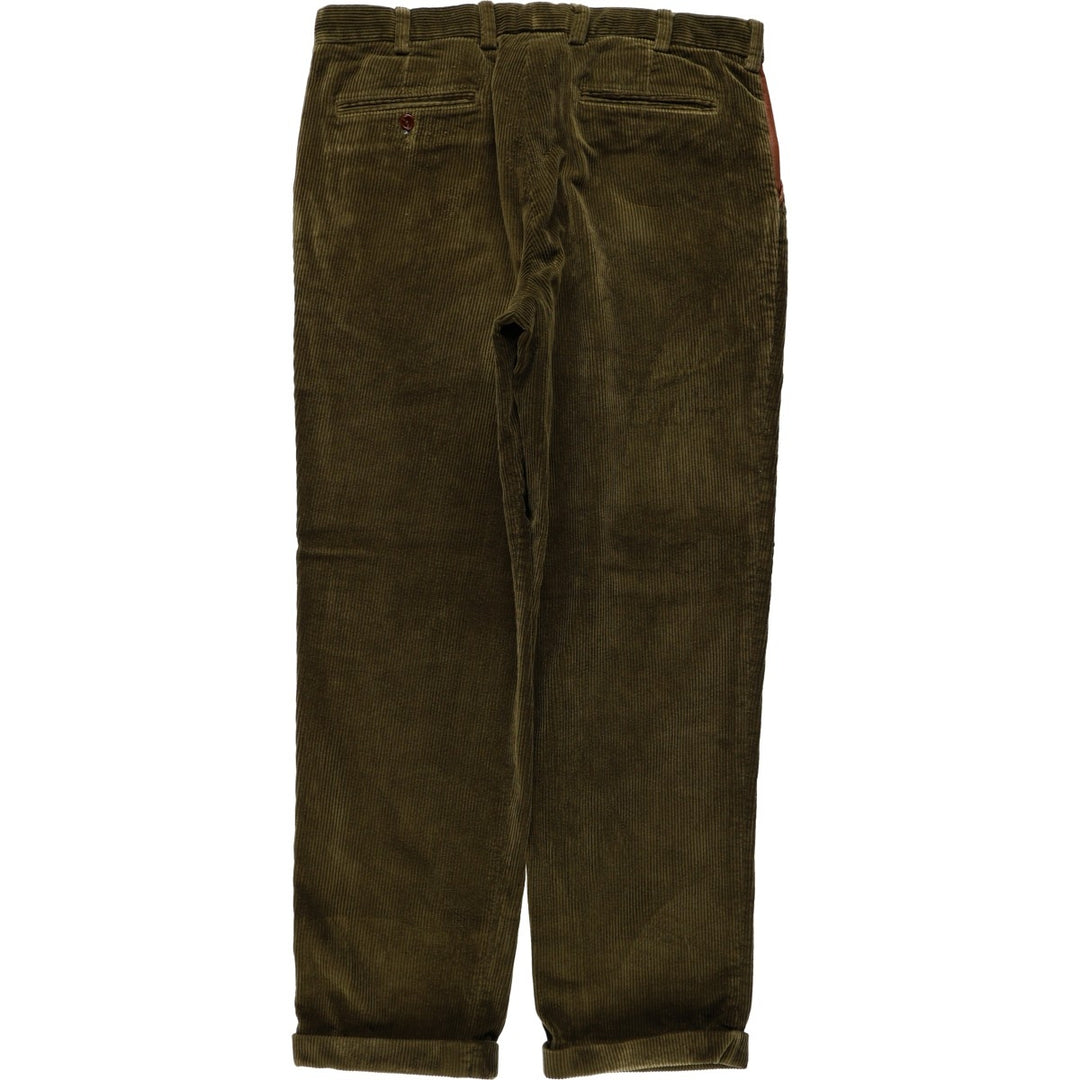 2000'S Orvis corduroy pants, men's size W38 (approx.) cotton Khaki type Vintage Second Hand