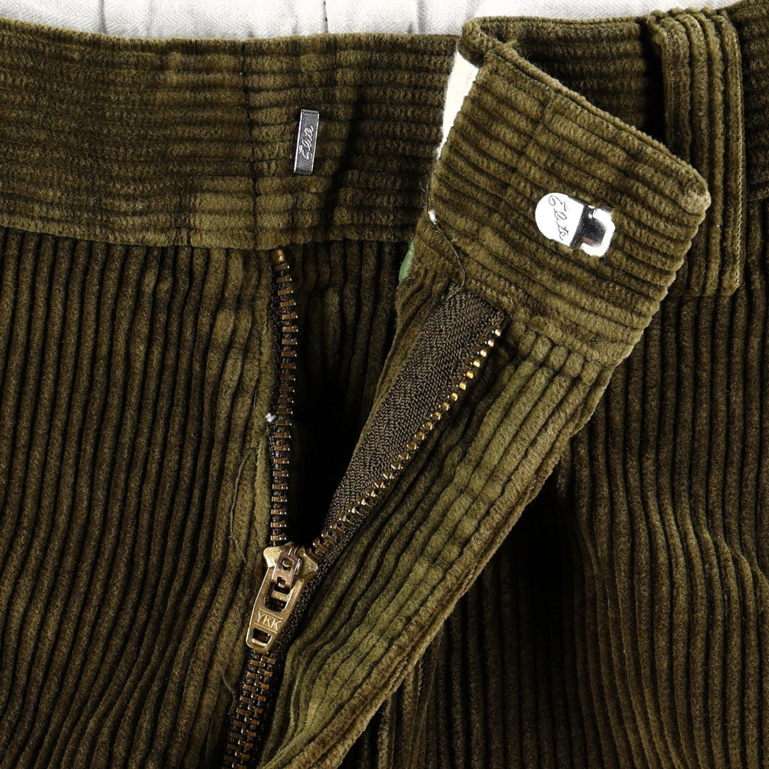 2000'S Orvis corduroy pants, men's size W38 (approx.) cotton Khaki type Vintage Second Hand