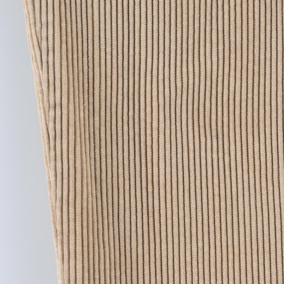 Lands' End corduroy pants with two pleats, men's size W34 (approx.) cotton Beige type Vintage Second Hand