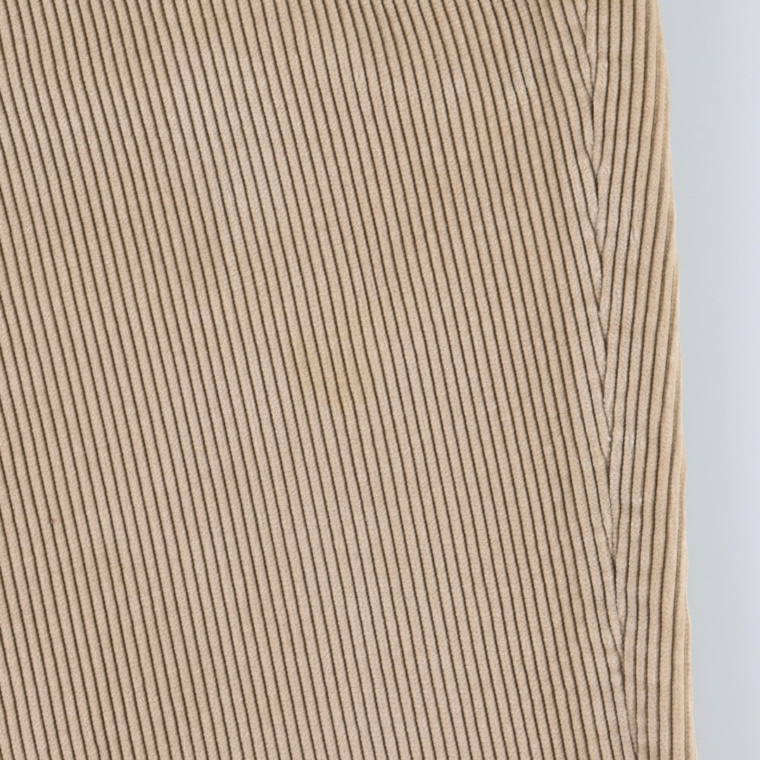 Lands' End corduroy pants with two pleats, men's size W34 (approx.) cotton Beige type Vintage Second Hand