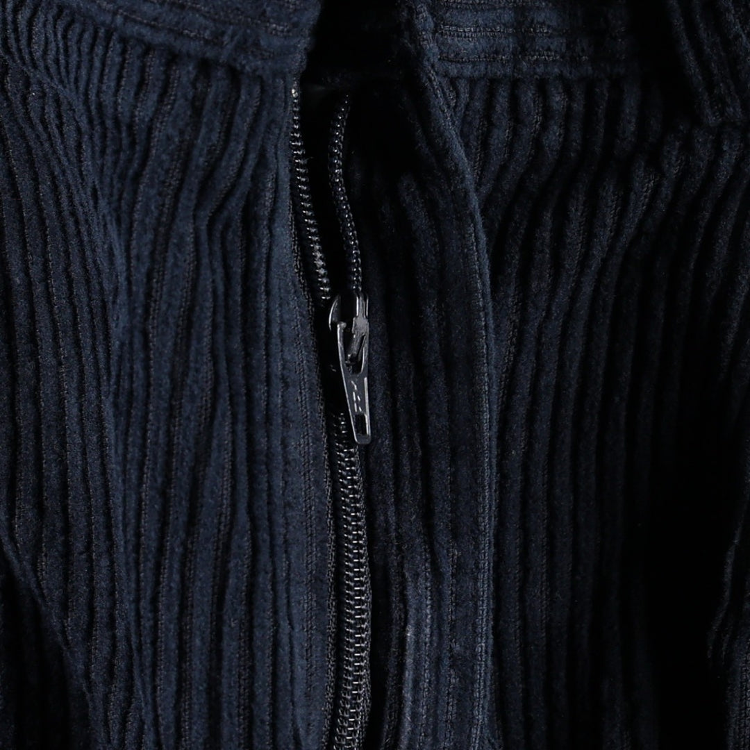 Perry Ellis corduroy pants with two pleats, men's size W34 (approx.) cotton black type Vintage Second Hand