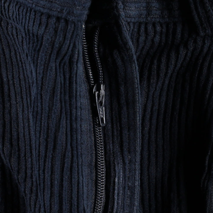 Perry Ellis corduroy pants with two pleats, men's size W34 (approx.) cotton black type Vintage Second Hand