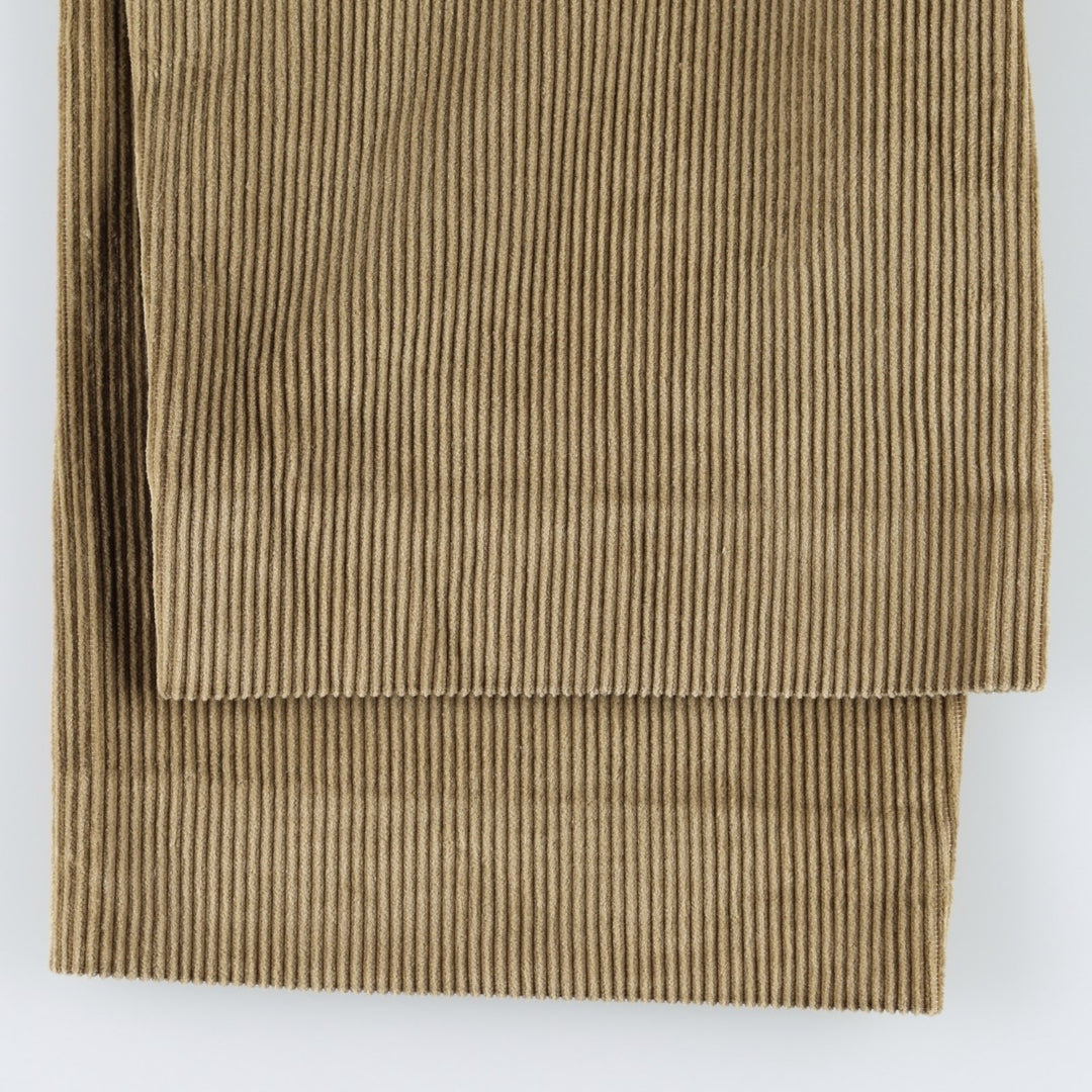 90'S Orvis corduroy pants, made in the USA, men's, size W34, vintage cotton beige type brown Vintage Second Hand