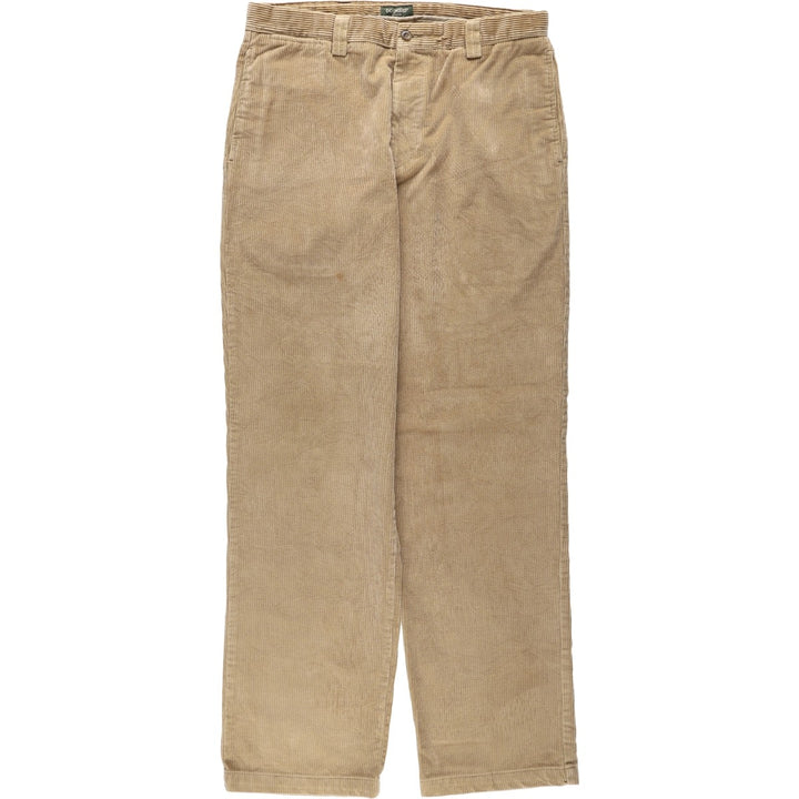 1990'S Dockers Khakis Corduroy Pants, Men's Size W34 (approx.), Vintage cotton Beige type Vintage Second Hand