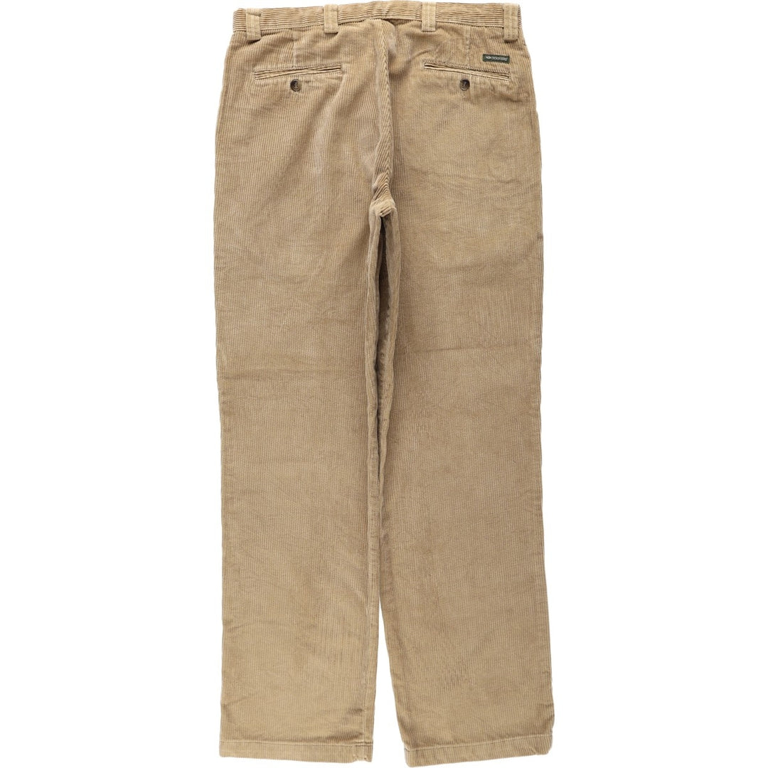 1990'S Dockers Khakis Corduroy Pants, Men's Size W34 (approx.), Vintage cotton Beige type Vintage Second Hand