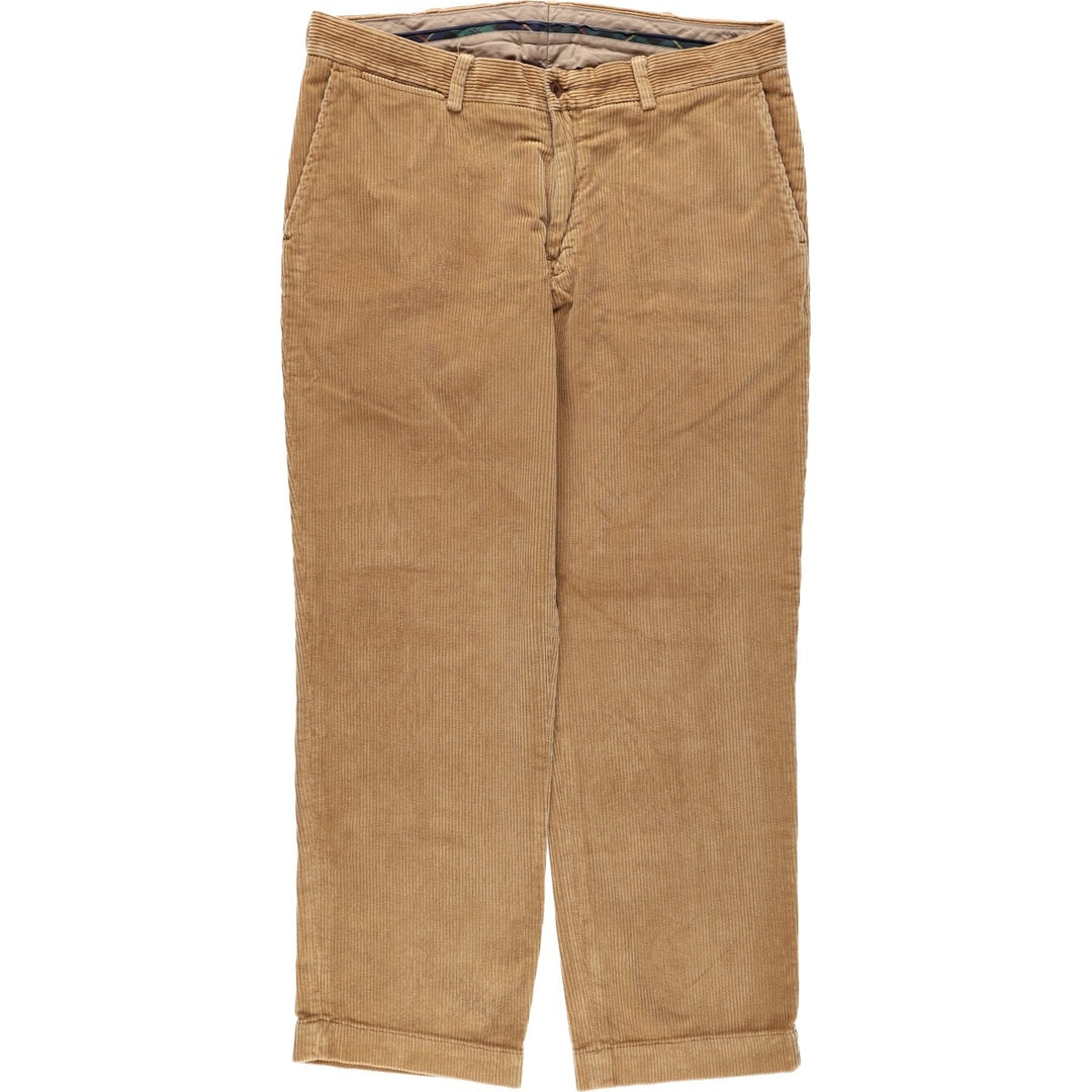 Ralph Lauren POLO by Ralph Lauren PRESTON PANT, men's corduroy pants, size W37. cotton brown type Vintage Second Hand