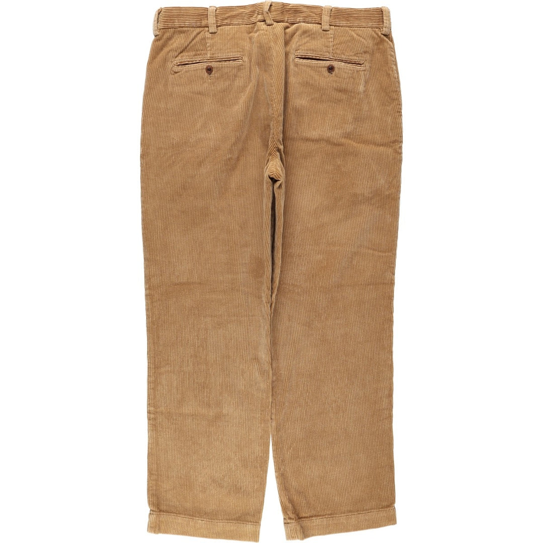 Ralph Lauren POLO by Ralph Lauren PRESTON PANT, men's corduroy pants, size W37. cotton brown type Vintage Second Hand