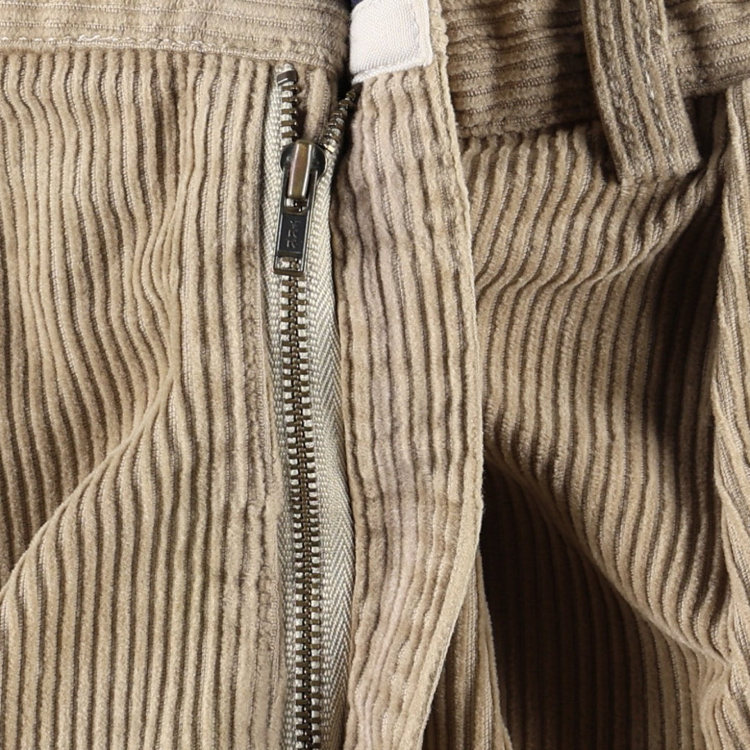 Ralph Lauren Polo Ralph Lauren ANDREW PANT Two-pleat corduroy pants, men's size W35 (approx.) cotton Beige type Vintage Second Hand