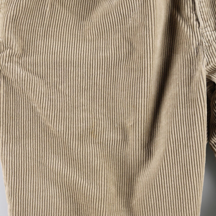Ralph Lauren POLO GOLF Two-pleat Corduroy Pants, Men's, Size W34 cotton Beige type Vintage Second Hand