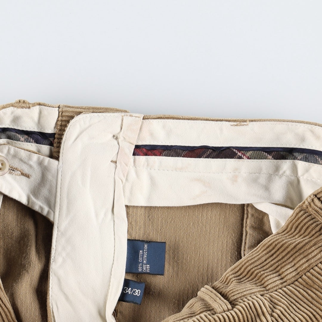 Ralph Lauren POLO by Ralph Lauren Corduroy Pants Men's W34 cotton brown type Vintage Second Hand