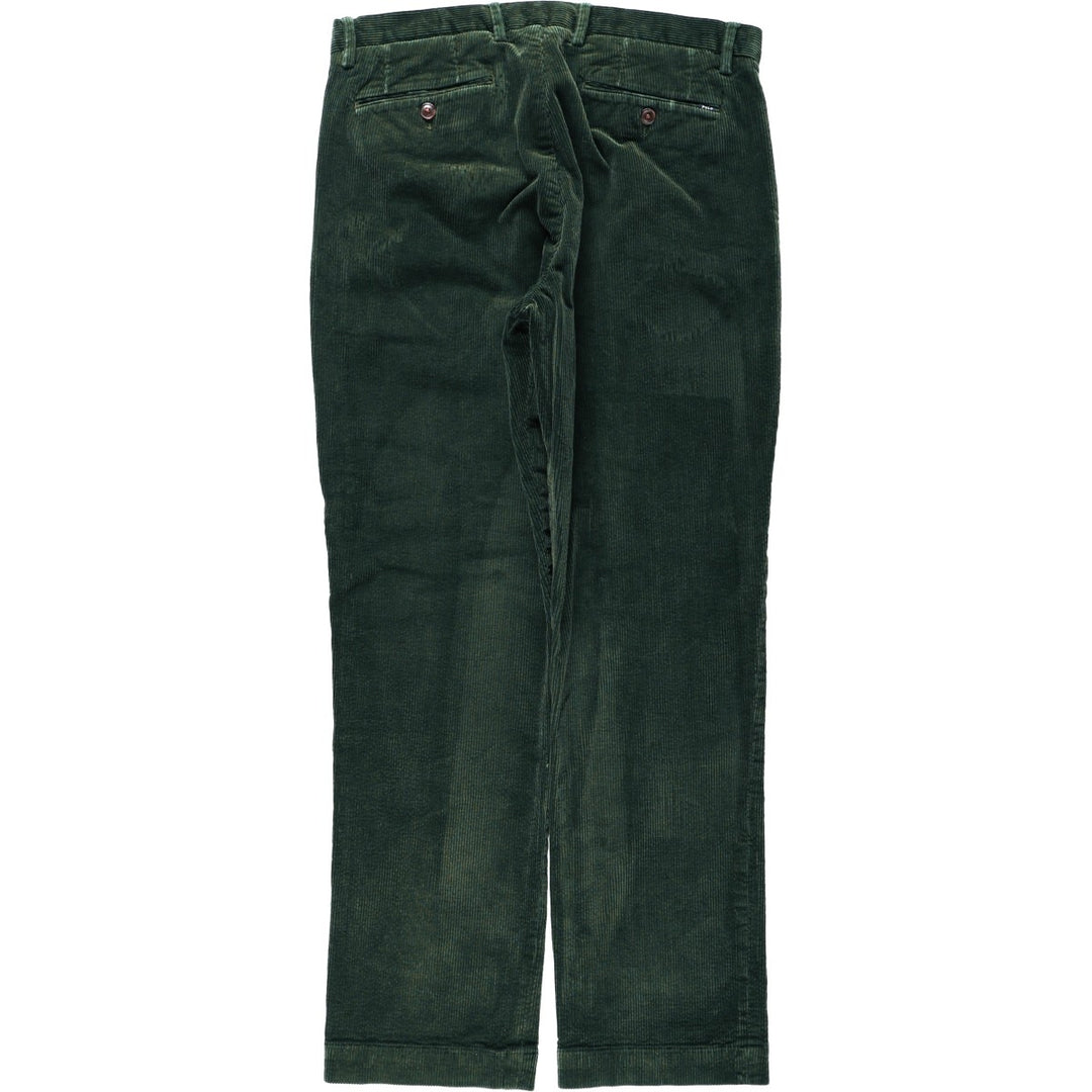 Ralph Lauren POLO RALPH LAUREN STRETCH CLASSIC FIT Corduroy Pants Men's Size 34 cotton Green type dark green Vintage Second Hand