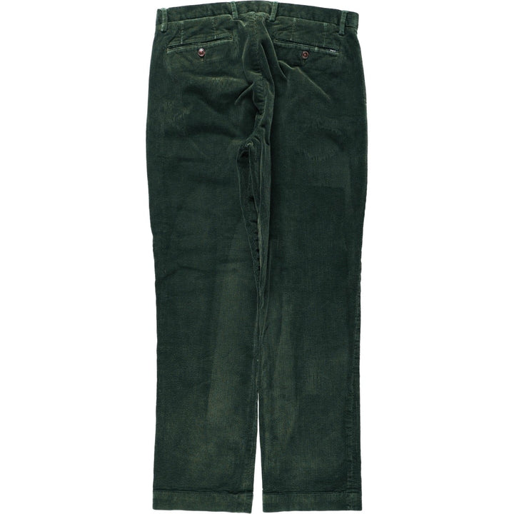 Ralph Lauren POLO RALPH LAUREN STRETCH CLASSIC FIT Corduroy Pants Men's Size 34 cotton Green type dark green Vintage Second Hand