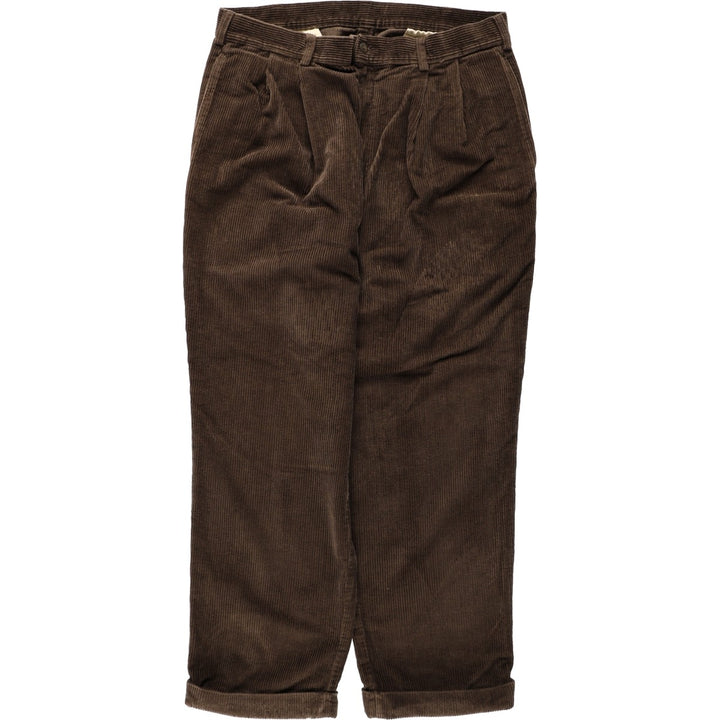 JOS. A. BANK corduroy pants, men's size W35 (approx.), zipper fly. cotton brown type Vintage Second Hand