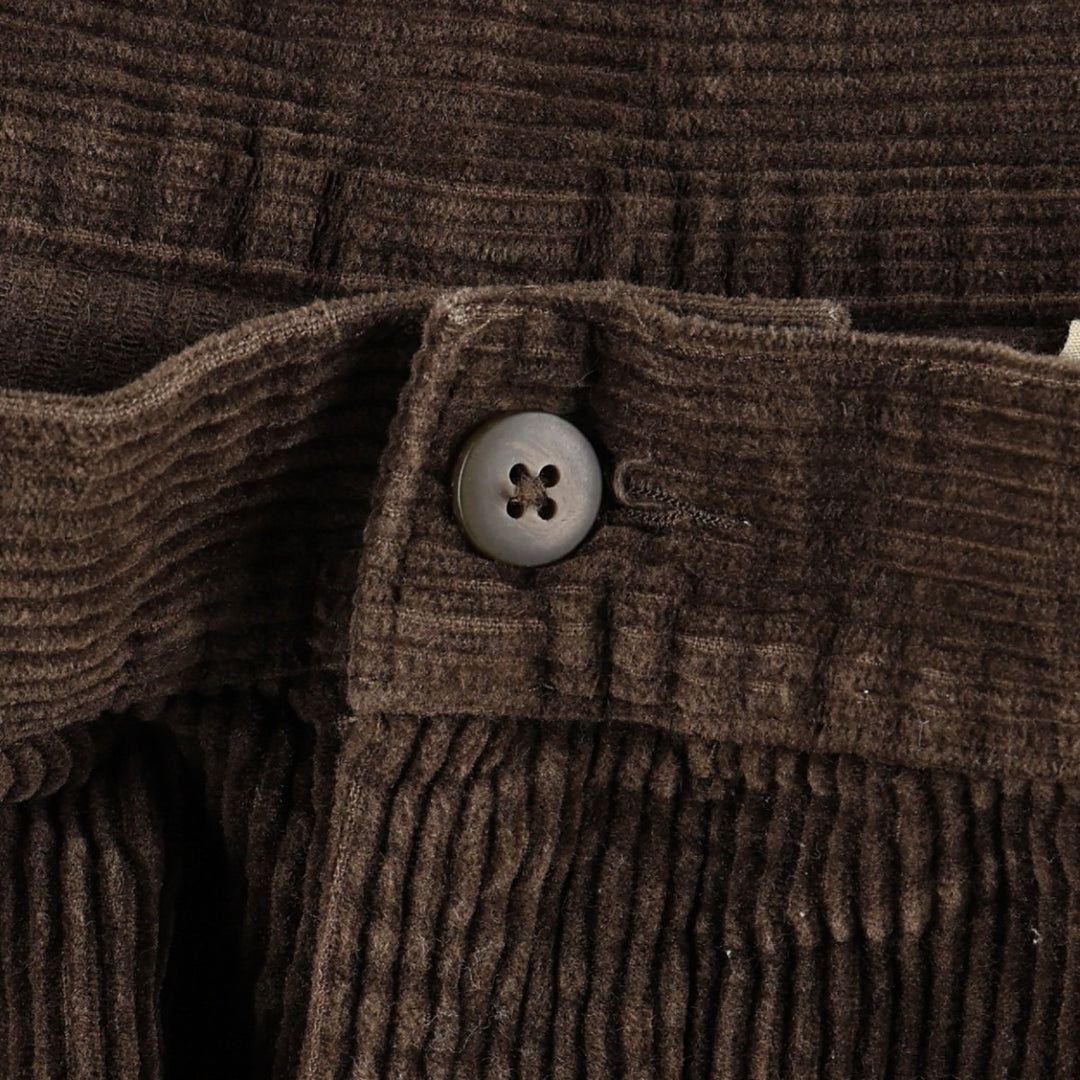 JOS. A. BANK corduroy pants, men's size W35 (approx.), zipper fly. cotton brown type Vintage Second Hand