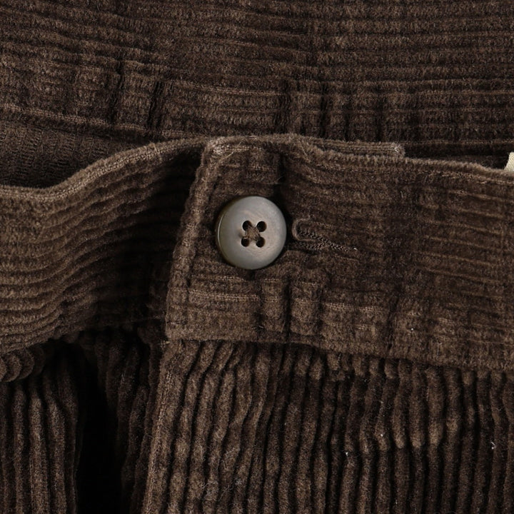 JOS. A. BANK corduroy pants, men's size W35 (approx.), zipper fly. cotton brown type Vintage Second Hand