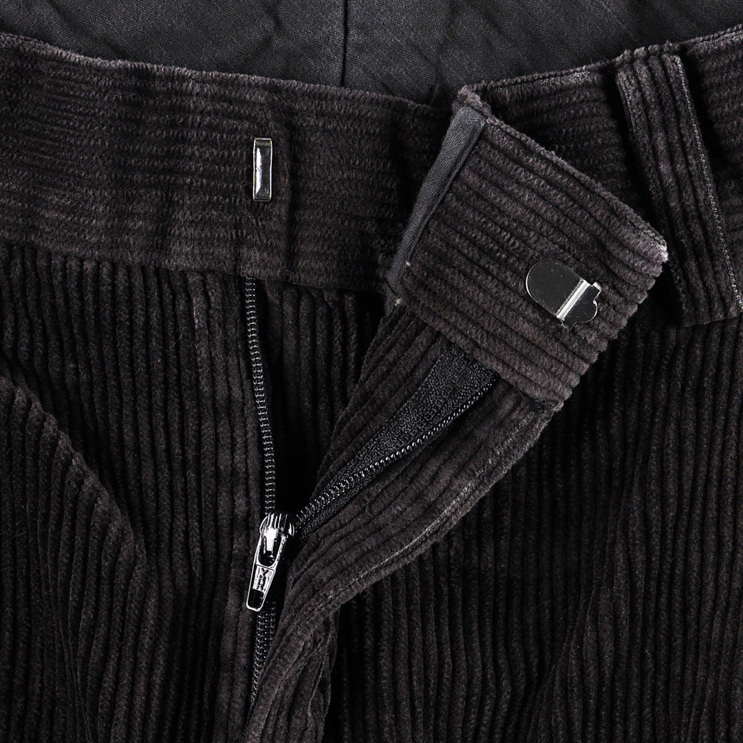 2000'S Banana Republic Smithfield Two-Pleat Corduroy Pants, Men's Size W33 (approx.) cotton Charcoal Vintage Second Hand