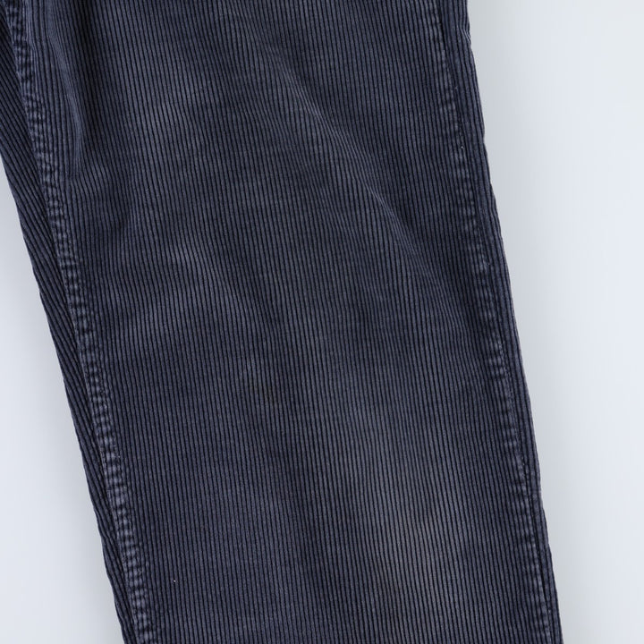 Levi's N318 Corduroy Pants, Made in Canada, Men's Size W34 (approx.), Vintage cotton navy blue type Vintage Second Hand
