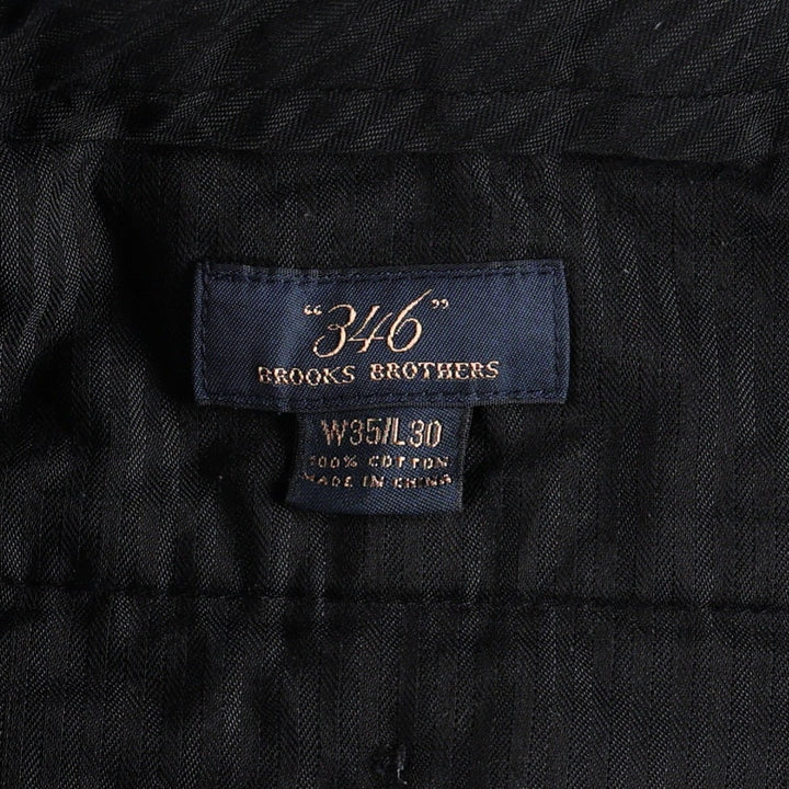 Brooks Brothers 346 Corduroy Pants, Men's W35 (approx.) cotton navy blue type Vintage Second Hand