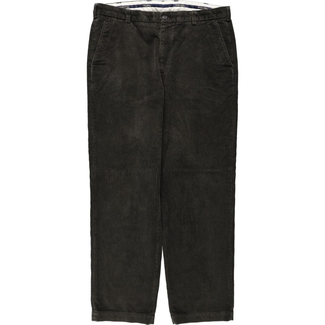 Brooks Brothers CLARK Corduroy Pants, Men's W37 (approx.) cotton Green type dark green Vintage Second Hand