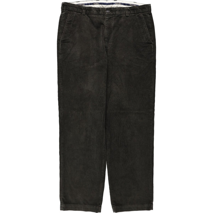 Brooks Brothers CLARK Corduroy Pants, Men's W37 (approx.) cotton Green type dark green Vintage Second Hand