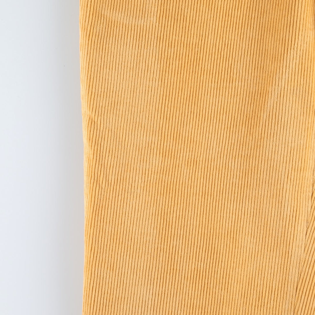 Brooks Brothers 346 Corduroy Pants, Men's W35 (approx.) cotton yellow type Vintage Second Hand