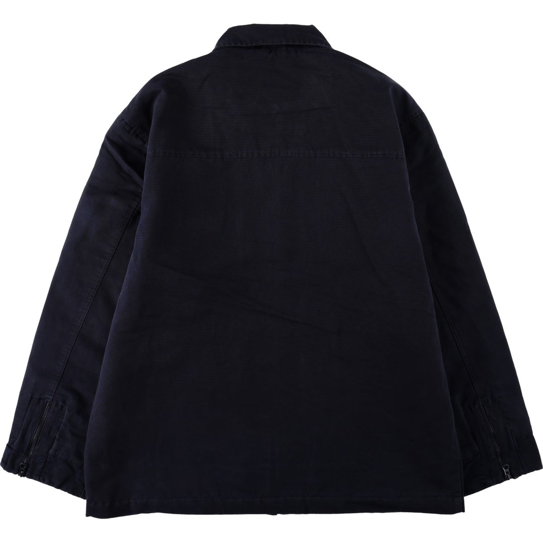 Ralph Lauren CHAPS padded puffer jacket, men's size L cotton navy blue type Vintage Second Hand
