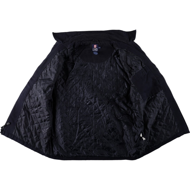 Ralph Lauren CHAPS padded puffer jacket, men's size L cotton navy blue type Vintage Second Hand