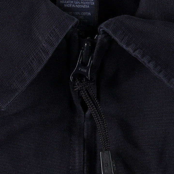 Ralph Lauren CHAPS padded puffer jacket, men's size L cotton navy blue type Vintage Second Hand