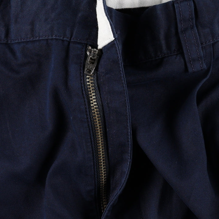 Ralph Lauren POLO by Ralph Lauren HAMMOND PANT, two-pleat chino pants, men's w36 equivalent cotton Navy blue Vintage Second Hand