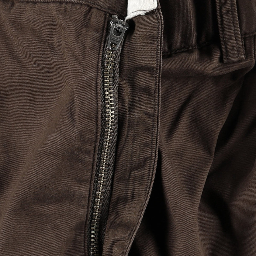 Ralph Lauren Polo Ralph Lauren HAMMOND PANT Two-pleat Chino Pants Men's W36 (approx.) cotton dark chocolate Vintage Second Hand