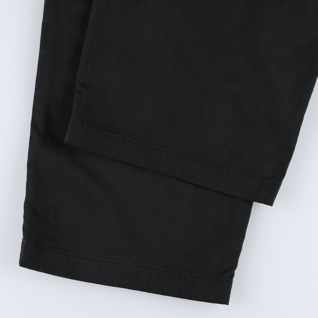 Ralph Lauren POLO by Ralph Lauren CLASSIC GOLF PANT Two-pleat Chino Pants Men's W35 equivalent cotton black type Vintage Second Hand
