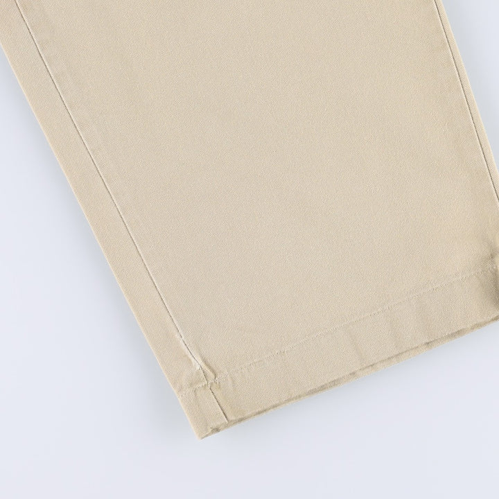 Ralph Lauren POLO by Ralph Lauren HAMMOND PANT, two-pleat chino pants, men's w35 equivalent cotton Beige type Vintage Second Hand