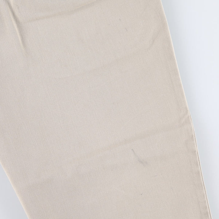 Ralph Lauren POLO by Ralph Lauren HAMMOND PANT, two-pleat chino pants, men's w36 equivalent cotton Beige type Vintage Second Hand