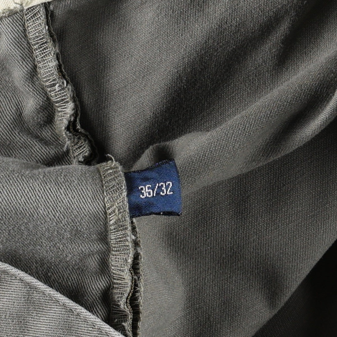 Ralph Lauren POLO by Ralph Lauren ANDREW PANT Two-pleat Chino Pants, Made in Mexico, Men's W35 (approx.) cotton Khaki type Vintage Second Hand
