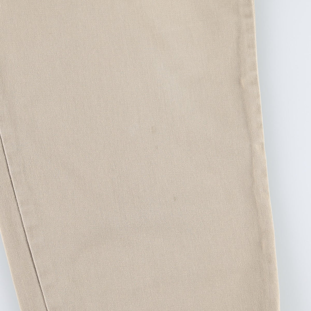 Ralph Lauren POLO by Ralph Lauren ANDREW PANT Two-pleat chino pants for men, equivalent to W34 cotton Khaki type beige Vintage Second Hand