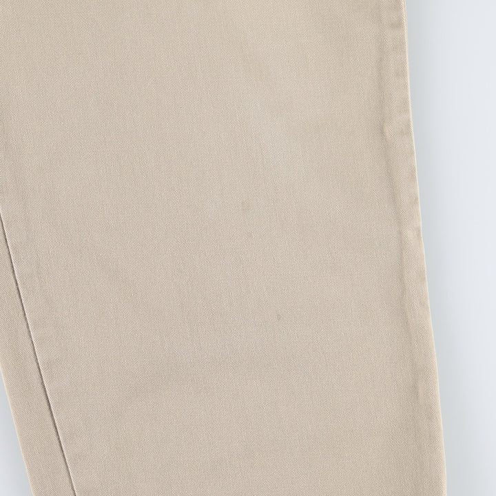 Ralph Lauren POLO by Ralph Lauren ANDREW PANT Two-pleat chino pants for men, equivalent to W34 cotton Khaki type beige Vintage Second Hand