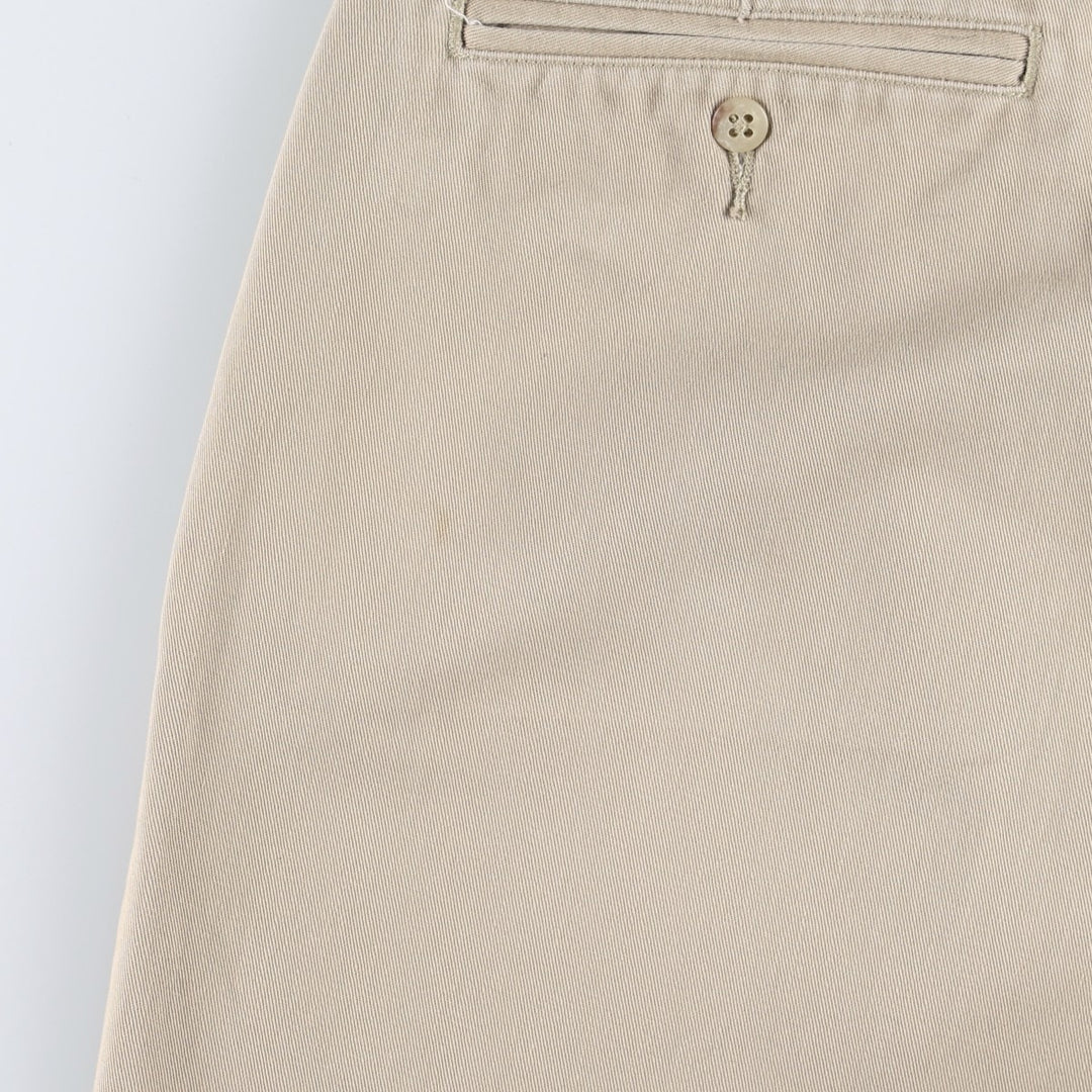 Ralph Lauren POLO by Ralph Lauren ANDREW PANT Two-pleat chino pants for men, equivalent to W34 cotton Khaki type beige Vintage Second Hand