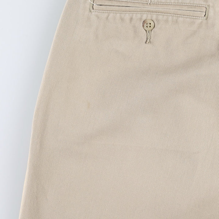 Ralph Lauren POLO by Ralph Lauren ANDREW PANT Two-pleat chino pants for men, equivalent to W34 cotton Khaki type beige Vintage Second Hand