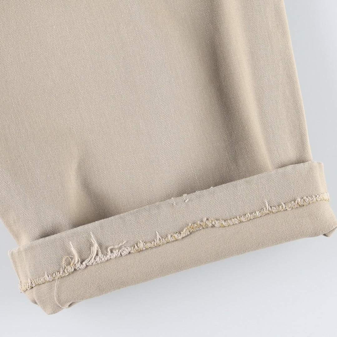 Ralph Lauren POLO by Ralph Lauren ANDREW PANT Two-pleat chino pants for men, equivalent to W34 cotton Khaki type beige Vintage Second Hand