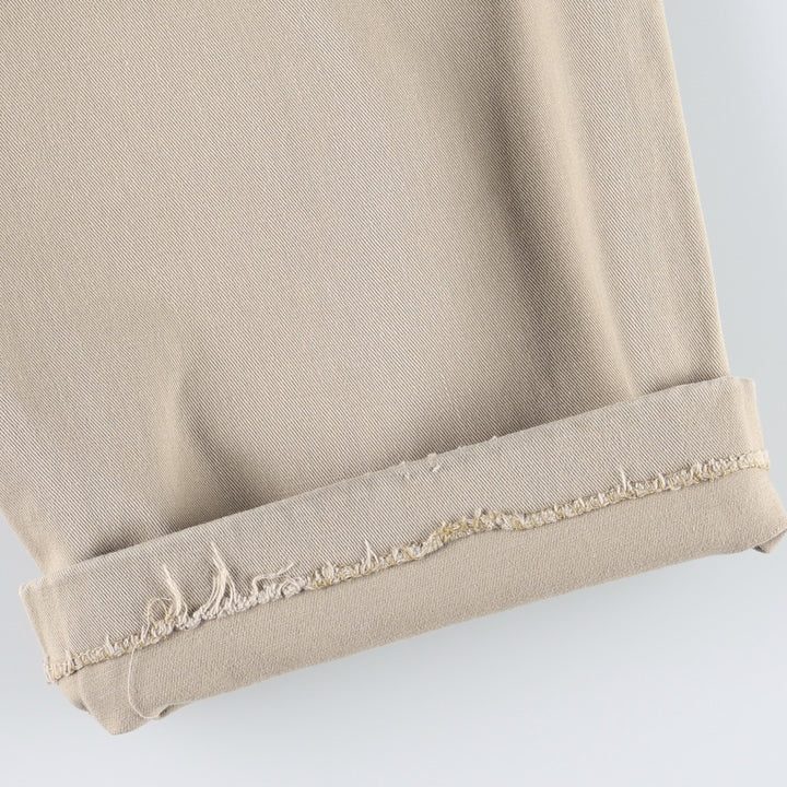 Ralph Lauren POLO by Ralph Lauren ANDREW PANT Two-pleat chino pants for men, equivalent to W34 cotton Khaki type beige Vintage Second Hand