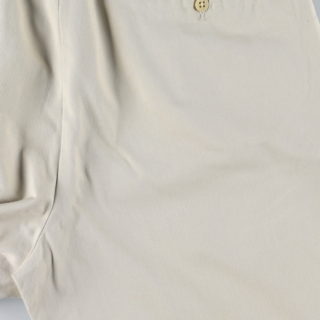 Ralph Lauren POLO RALPH LAUREN ANDREW PANT Two-pleat chino pants Men's size W32 cotton ivory Vintage Second Hand