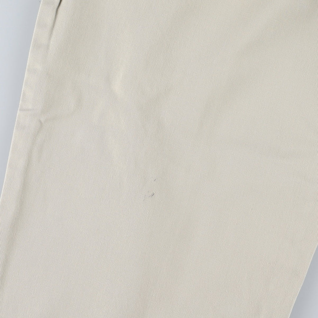 Ralph Lauren POLO RALPH LAUREN ANDREW PANT Two-pleat chino pants Men's size W32 cotton ivory Vintage Second Hand