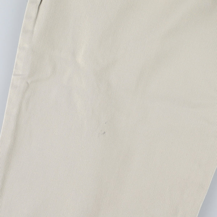 Ralph Lauren POLO RALPH LAUREN ANDREW PANT Two-pleat chino pants Men's size W32 cotton ivory Vintage Second Hand