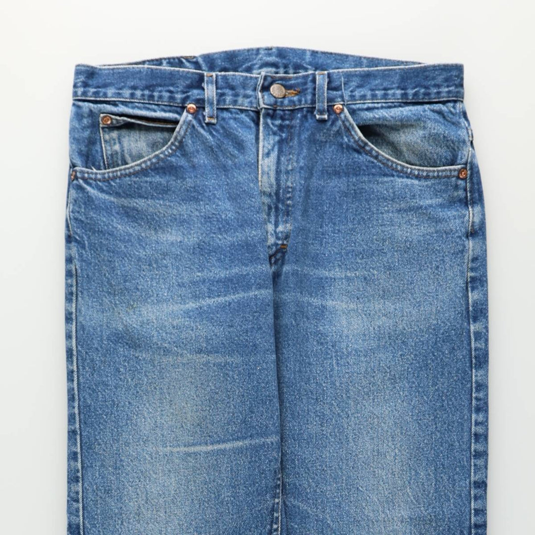 90'S Lee Tapered Denim Pants, Made in USA, Men's Size W33 (approx.), Vintage cotton blue type Vintage Second Hand