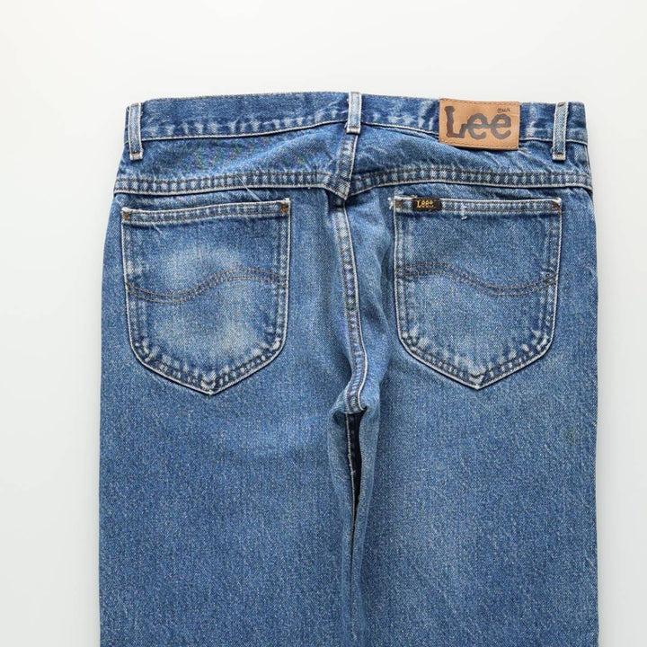 90'S Lee Tapered Denim Pants, Made in USA, Men's Size W33 (approx.), Vintage cotton blue type Vintage Second Hand