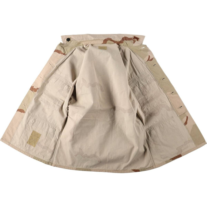 Authentic US military issue, 1990'S camouflage pattern 3C desert camo BDU military jacket, made in USA, medium-regular size (equivalent to men's M), vintage. Nylon Beige type Vintage Second Hand